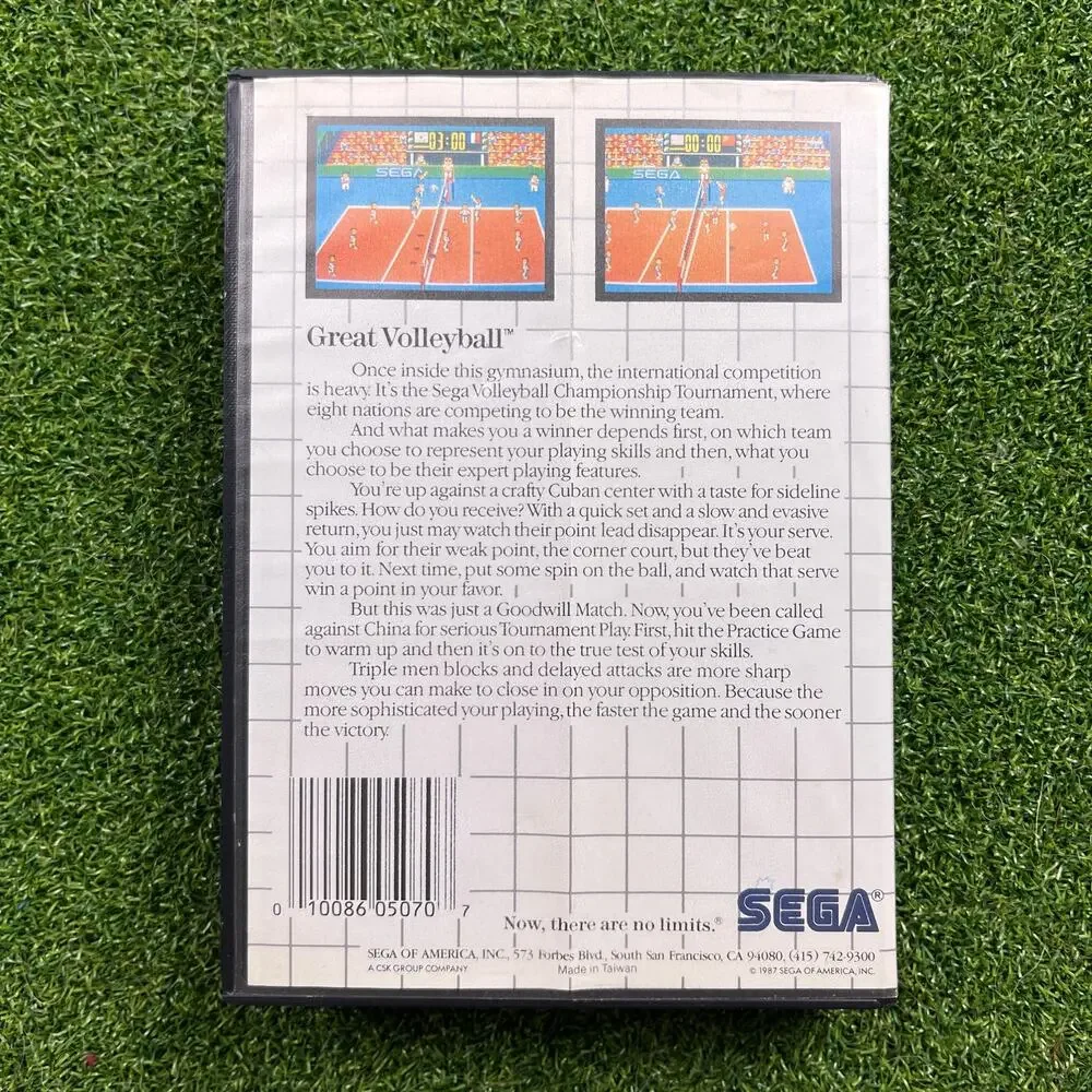 Great Volleyball (Sega Master System, SMS) 1987